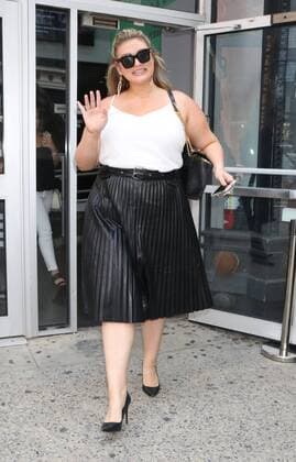 NEW YORK, NY - July 25: Hunter McGrady seen exiting Build Series in New York City on July 25, 2019. Copyright: xRWx