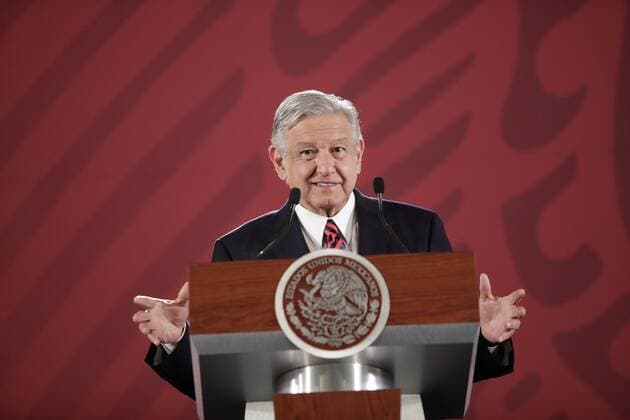 July 25, 2019 EUM20190725NAC02 JPG MEXICO CITY PresidencyPresidency AMLO The President of the Mexican Republic, Andres Manuel Lopez Obrador, during his morning press conference this Thursday, July 25, 2019 at the Palacio Nacional Foto Agencia EL UNIVERSALIvan StephensAFBV  - ZUMAu78_ 20190725_zaf_u78_005 Copyright: xElxUniversalx