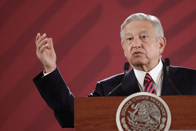 July 25, 2019 EUM20190725NAC01 JPG MEXICO CITY PresidencyPresidency AMLO The President of the Mexican Republic, Andres Manuel Lopez Obrador, during his morning press conference this Thursday, July 25, 2019 at the Palacio Nacional Foto Agencia EL UNIVERSALIvan StephensAFBV  - ZUMAu78_ 20190725_zaf_u78_006 Copyright: xElxUniversalx