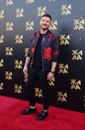 BAKU, AZERBAIJAN - JULY 25, 2019: Singer Sergey Lazarev at the 2019 Zhara music festival. Vyacheslav Prokofyev TASS  TS0B4503