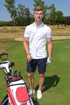 Timo Werner at the GRK Golf Charity Masters Golf Tournament at the Golf Country Club Leipzig at the Golfresort Machern near Leipzig on 27 07 2019