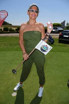 Natascha Ochsenknecht at the GRK Golf Charity Masters Golf Tournament at the Golf Country Club Leipzig at the Golf Resort Machern near Leipzig on 27 07 2019