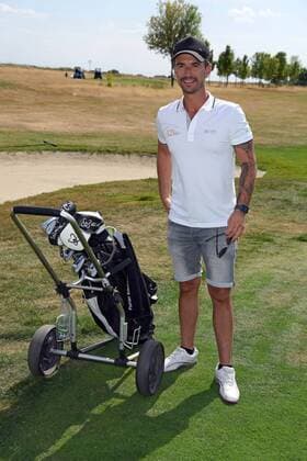 Florian Silbereisen beim GRK Golf Charity Masters Golturnier im Golf & Country Club Leipzig im Golfresort Machern bei Leipzig am 27.07.2019 *** Florian Silbereisen at the GRK Golf Charity Masters Golf Tournament at the Golf Country Club Leipzig at the Golfresort Machern near Leipzig on 27 07 2019