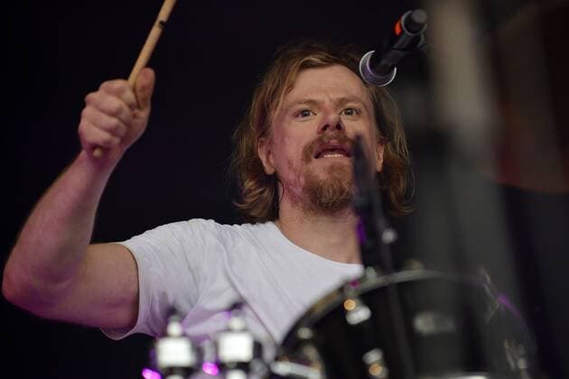 Music Festival Heimspiel Knyphausen 26 28 July 2019 , Concert on 27 July 2019 Performance of the band ClickClickDecker Click Decker at the Music Festival Heimspiel Knyphausen 2019 Im Bild Drummer Sebastian Cleemann Eltville am Rhein Hessen Germany Draiser Hof