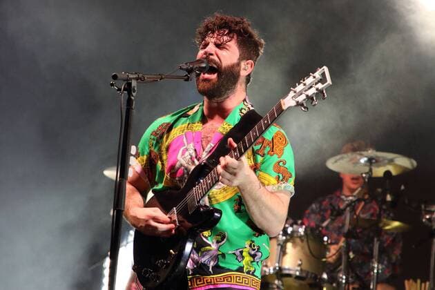 July 27, 2019, Oxford, United Kingdom: Yannis Philippakis a lead singer and guitarist of Foals Rock band performs at the Hall Farm, Steventon during a Truck Music Festival in Oxford. Oxford United Kingdom - ZUMAs197 20190727_zaa_s197_206 Copyright: xKeithxMayhewx
