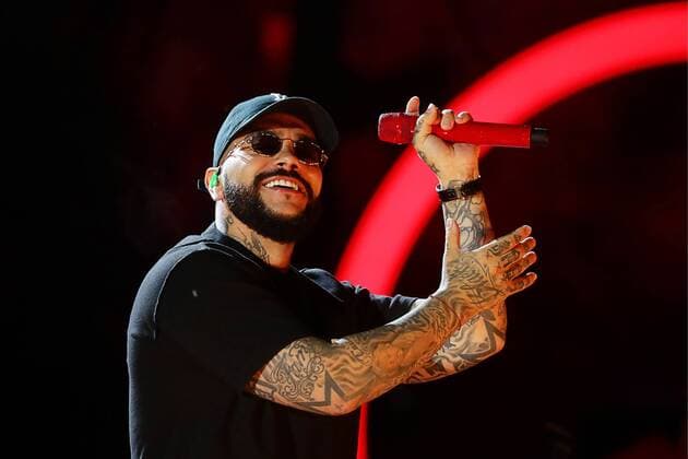 BAKU, AZERBAIJAN - JULY 28, 2019: Russian rapper Timati (Timur Yunusov) performs at the 2019 Zhara music festival. Vyacheslav Prokofyev TASS  TS0B4C21