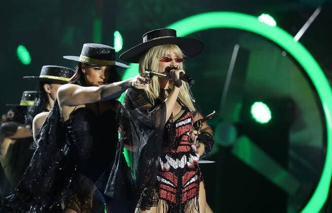 BAKU, AZERBAIJAN - JULY 28, 2019: Singer Svetlana Loboda performs at the 2019 Zhara music festival. Vyacheslav Prokofyev TASS  TS0B4C27