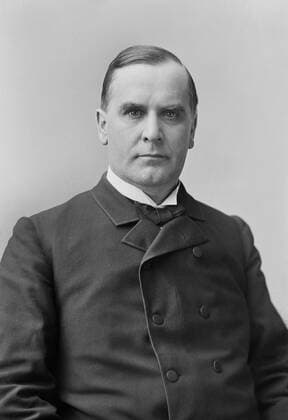 June 11, 2019, USA: William McKinley (1843-1901), 25th President of the United States 1897-1901, Half-Length Portrait, Photograph by Charles Milton Bell, between 1877 and 1889 USA - ZUMAg145 20190611_zza_g145_057 Copyright: xJTxVintagex
