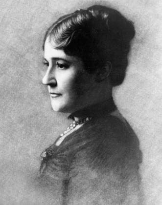 April 15, 1705, USA: Mary Arthur McElroy, White House Hostess for U.S. President Chester A. Arthur, Head and Shoulders Portrait, 1885 USA - ZUMAg145 17050415_zza_g145_001 Copyright: xJTxVintagex