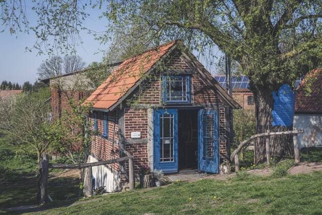 Small cafe, Wahrenberg, Saxony-Anhalt, Germany  KEBF01232