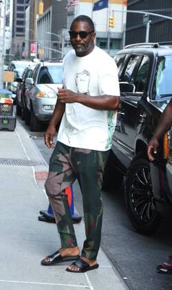 NEW YORK, NY - July 29: Idris Elba at The Late Show with Stephen Colbert in New York City on July 29, 2019. Copyright: xx