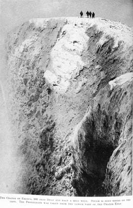 The Crater of Erebus The Crater of Erebus, 900 Feet Deep and Half a Mile Wide. From The Heart of the Antarctic by E. H. Shackleton, 1909 Copyright: xPhoto12 AnnxRonanxPicturexLibraryx ARP17A26197