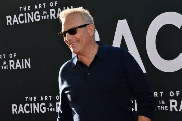 Cast member Kevin Costner attends the premiere of the motion picture dramatic comedy The Art of Racing in the Rain at the El Capitan Theatre in the Hollywood section of Los Angeles on Thursday, August 1, 2019. Storyline: Through his bond with his owner, aspiring Formula One race car driver Denny, golden retriever Enzo learns that the techniques needed on the racetrack can also be used to successfully navigate the journey of life...  LAP2019080112 JIMxRUYMEN