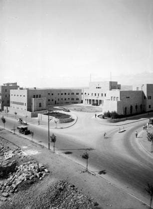 Photograph of the Headquarters of the Zionist Executive Photograph of the Headquarters of the Zionist Executive on King George Ave, Jerusalem; Israel. Dated 1945 Copyright: xPhoto12 AnnxRonanxPicturexLibraryx ARP18A25143