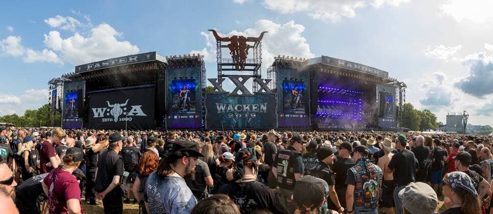 Wacken Official start of the 30th Wacken Open Air in sunshine Official start of the 30th Wacken Open Air in sunshine 75,000 fans celebrated the opening of the 30th Wacken Open Air 2019 in bright sunshine Admission to the Infield was opened at 3 p.m. Copyright: Dirk_Jacobsx EP_DJS