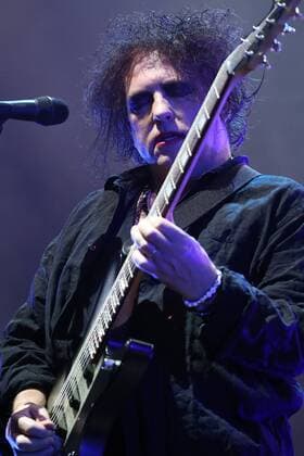 MOSCOW, RUSSIA - AUGUST 3, 2019: Robert Smith, lead singer of the English rock band The Cure, performs at the 2019 Afisha Picnic music festival at Moscow s Kolomenskoye Museum-Reserve. Anton Novoderezhkin TASS  TS0B55FC