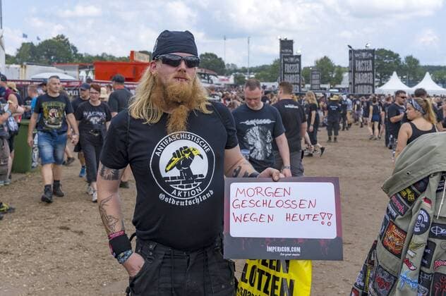 Festival visitors at the 30 Wacken Open Air Festival W O A 2019 Wacken, 03 08 2019 Foto:xT.xSkupinx xFuturexImage