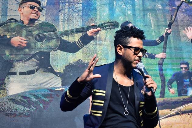 Entertainment Bilder des Tages Kalimba Somos Muchos y Venimos Todos album launch MEXICO CITY, MEXICO - AUGUST 5: Singer Kalimba talks during a press conference to promote his latest album Somos Muchos y Venimos Todos at Universal Music Auditorium on August 5, 2019 in Mexico City, Mexico  Copyright: xx EYE4644