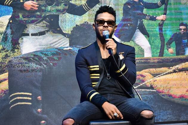 Kalimba Somos Muchos y Venimos Todos album launch MEXICO CITY, MEXICO - AUGUST 5: Singer Kalimba talks during a press conference to promote his latest album Somos Muchos y Venimos Todos at Universal Music Auditorium on August 5, 2019 in Mexico City, Mexico  Copyright: xx EYE4710