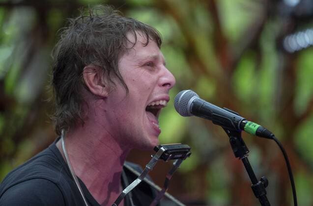 August 2, 2019, Happy Valley, Oregon, U.S: Gold Star vocalist Marlon Rabenreither performs at Pickathon Music festival in Happy Valley Oregon August 2, 2019. Happy Valley U.S. - ZUMAb190 20190802_znp_b190_008 Copyright: xNataliexBehringx