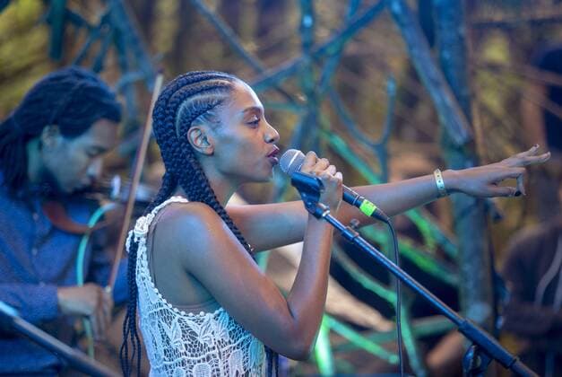 August 2, 2019, Happy Valley, Oregon, U.S: Mereba performs at Pickathon Music festival in Happy Valley Oregon August 2, 2019. Happy Valley U.S. - ZUMAb190 20190802_znp_b190_022 Copyright: xNataliexBehringx