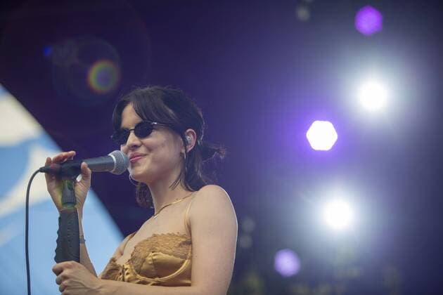 August 3, 2019, Happy Valley, Oregon, U.S: The Marias , Mar™a Zardoya performs at Pickathon Music festival in Happy Valley Oregon August 3, 2019. Happy Valley U.S. - ZUMAb190 20190803_znp_b190_004 Copyright: xNataliexBehringx