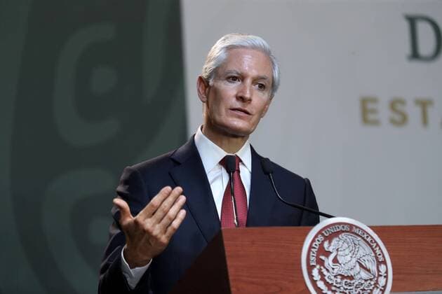 August 5, 2019 EUM20190805NAC04 JPG VALLE DE BRAVO, Mex PresidencyPresidencia AMLO August 5, 2019 Alfredo del Mazo, Governor of the State of Mexico, during the morning conference of President Andres Manuel Lopez Obrador in Valle de Bravo Photo Agency EL UNIVERSALEELG  - ZUMAu78_ 20190805_zaf_u78_004 Copyright: xElxUniversalx