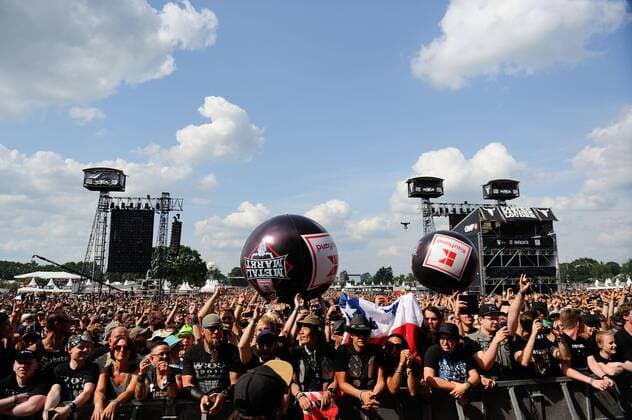 Festival visitors on the occasion of the 30 Wacken Open Air Festival W O A 2019 snapshot photography R Jaenecke