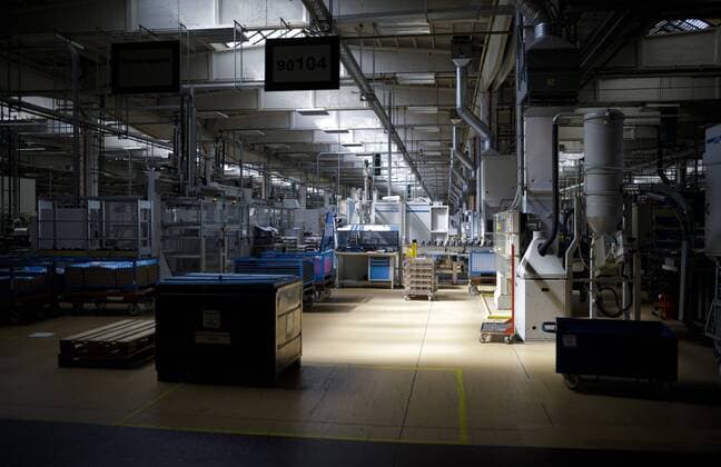 Werkshalle des Automobilzulieferers ZF Getriebe GmbH in Brandenburg an der Havel. 25.07.2019. Brandenburg an der Havel Deutschland *** Factory hall of the automotive supplier ZF Getriebe GmbH in Brandenburg an der Havel 25 07 2019 Brandenburg an der Havel Germany Copyright: xFelixxZahn photothek.netx