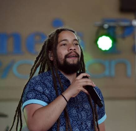 August 6, 2019, Virginia Beach, Virginia, USA: JO MERSA MARLEY brings the reggae to the oceanfront at Neptunes Park on 31st street in Virginia Beach, Virginia on 6 August 2019. Photo Ã‚Â© Virginia Beach USA - ZUMAm90_ 20190806_zap_m90_055 Copyright: xJeffxMoorex