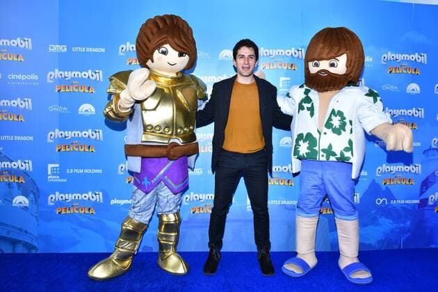 Playmobil film premiere in Mexico MEXICO CITY, MEXICO - AUGUST 10: Dario Yazbek Bernal poses for photos during the blue carpet of Playmobil film premiere at Cinepolis Plaza Universidad on August 9, 2019 in Mexico City Mexico  Copyright: xCarlosxTischlerx EYE7195