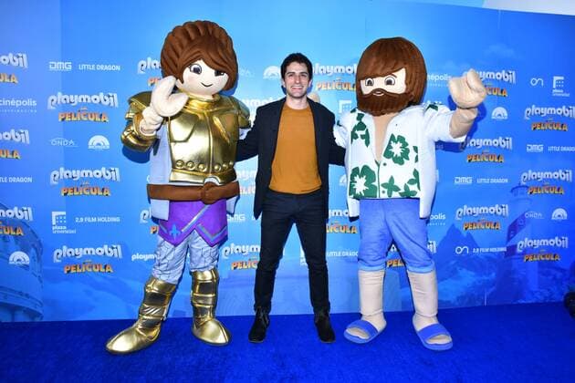 Playmobil film premiere in Mexico MEXICO CITY, MEXICO - AUGUST 10: Dario Yazbek Bernal poses for photos during the blue carpet of Playmobil film premiere at Cinepolis Plaza Universidad on August 9, 2019 in Mexico City Mexico  Copyright: xCarlosxTischlerx EYE7150