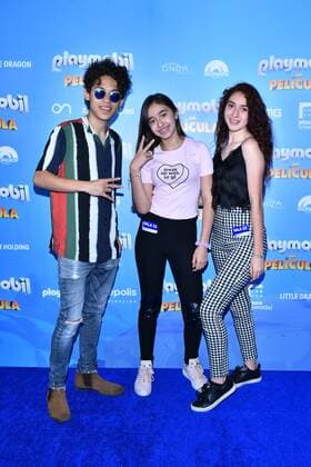Playmobil film premiere in Mexico MEXICO CITY, MEXICO - AUGUST 10: Chavos Tv poses for photos during the blue carpet of Playmobil film premiere at Cinepolis Plaza Universidad on August 9, 2019 in Mexico City Mexico  Copyright: xCarlosxTischlerx EYE7074