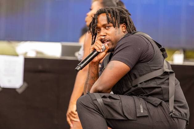 August 10, 2019, San Francisco, California, U.S: Rapper ALLBLACK during Outside Lands Music Festival at Golden Gate Park in San Francisco, California San Francisco U.S. - ZUMAs135 20190810_zap_s135_030 Copyright: xDanielxDeSloverx