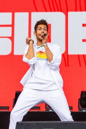 August 10, 2019, San Francisco, California, U.S: Musician NOMBE (NOAH MCBETH) during Outside Lands Music Festival at Golden Gate Park in San Francisco, California San Francisco U.S. - ZUMAs135 20190810_zap_s135_037 Copyright: xDanielxDeSloverx