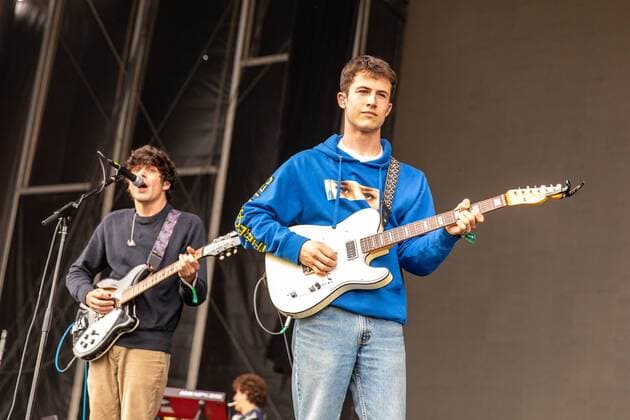 August 10, 2019, San Francisco, California, U.S: COLE PRESTON and DYLAN MINNETTE of Wallows during Outside Lands Music Festival at Golden Gate Park in San Francisco, California San Francisco U.S. - ZUMAs135 20190810_zap_s135_041 Copyright: xDanielxDeSloverx