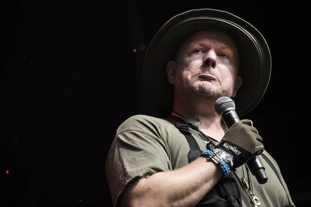 Anders Matthesen, also known by the artist name Other, entertains at the Boegescene at Smukfest Sunday, August 11, 2019, Skanderborg Denmark,  Copyright: HellexArensbak HellexArensbakx cop200 spdk20190811-143321-L