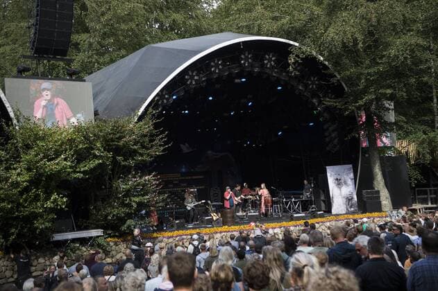 Knud Torben Grabow Christensen or Sebastian plays with bands at the Boegescene at Smukfest Sunday, August 11, 2019, Skanderborg Denmark,  Copyright: HellexArensbak HellexArensbakx cop200 spdk20190811-171057-L