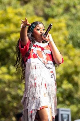 August 10, 2019, San Francisco, California, U.S: TIERRA WHACK during Outside Lands Music Festival at Golden Gate Park in San Francisco, California San Francisco U.S. - ZUMAs135 20190810_zap_s135_070 Copyright: xDanielxDeSloverx
