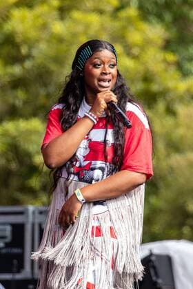 August 10, 2019, San Francisco, California, U.S: TIERRA WHACK during Outside Lands Music Festival at Golden Gate Park in San Francisco, California San Francisco U.S. - ZUMAs135 20190810_zap_s135_073 Copyright: xDanielxDeSloverx