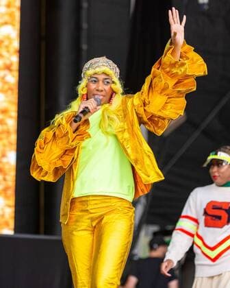 August 10, 2019, San Francisco, California, U.S: SANTIGOLD (SANTI WHITE) during Outside Lands Music Festival at Golden Gate Park in San Francisco, California San Francisco U.S. - ZUMAs135 20190810_zap_s135_098 Copyright: xDanielxDeSloverx