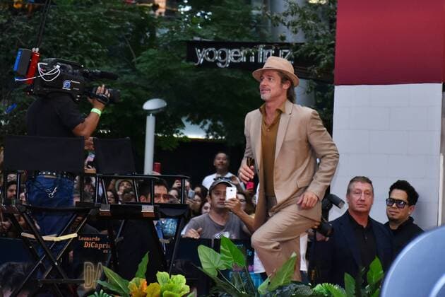 Once Upon a Time in Hollywood film premiere in Mexico MEXICO CITY, MEXICO - AUGUST 12: American Actor Brad Pitt arriving at Once Upon a Time in Hollywood film premiere at Toreo Parque Central on August 12, 2019 in Mexico City Mexico  Copyright: xCarlosxTischlerx EYE7659