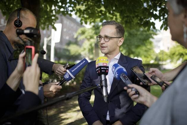 Federal Foreign Minister Heiko Maas, SPD, issued a press statement in Toronto starting 13 08 2019 Toronto Canada Copyright: xThomasxImo photothek.netx