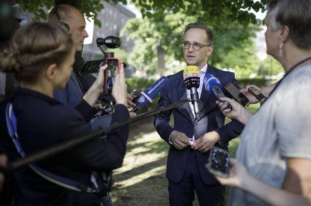 Federal Foreign Minister Heiko Maas, SPD, issued a press statement in Toronto starting 13 08 2019 Toronto Canada Copyright: xThomasxImo photothek.netx