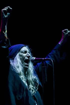 August 17, 2019, Paredes De Coura, Portugal: American singer-songwriter, Patti Smith, performs live on stage at the Vodafone Paredes de Coura music festival in Paredes de Coura. Paredes De Coura Portugal - ZUMAs197 20190817_zaa_s197_137 Copyright: xDiogoxBaptistax