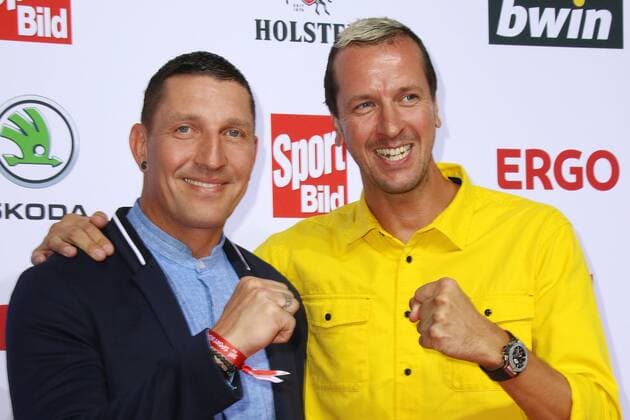 Stefan Kretzschmar and Pascal Hens at the presentation of the Sport Bild Award on 19 08 2019 in Hamburg Sport Bild Awards 2019 in Hamburg