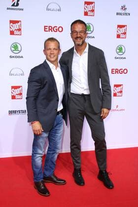 Fabian Hambüchen and Fredi Bobic at the Sport Bild Award ceremony on 19 08 2019 in Hamburg Sport Bild Awards 2019 ceremony in Hamburg
