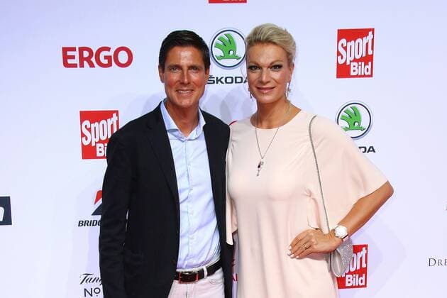 Maria Höfl Riesch and her husband Marcus Hoefl at the presentation of the Sport Bild Award on 19 08 2019 in Hamburg Sport Bild Awards 2019 presentation in Hamburg