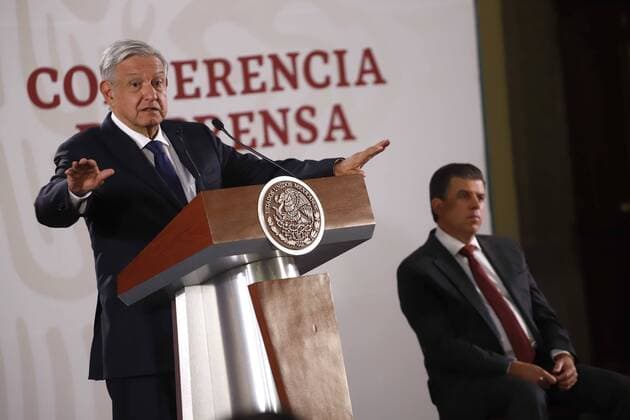August 19, 2019 EUM20190819NAC02 JPG MEXICO CITY PresidencyPresidency AMLO President Andres Manuel Lopez Obrador during the National Palace morning conference on Monday 19 August 2019 Photo Agency EL UNIVERSALBerenice FregosoEELG  - ZUMAu78_ 20190819_zaf_u78_002 Copyright: xElxUniversalx