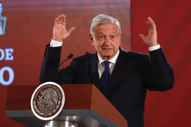 August 19, 2019 EUM20190819NAC03 JPG MEXICO CITY PresidencyPresidency AMLO President Andres Manuel Lopez Obrador during the National Palace morning conference on Monday 19 August 2019 Photo Agency EL UNIVERSALBerenice FregosoEELG  - ZUMAu78_ 20190819_zaf_u78_003 Copyright: xElxUniversalx